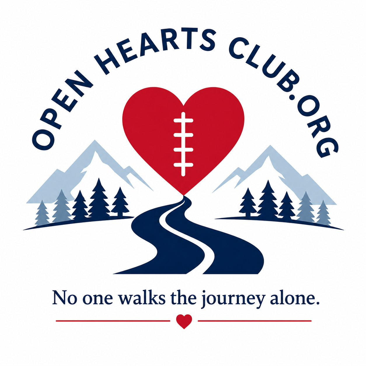 Open Hearts Club journey-path logo